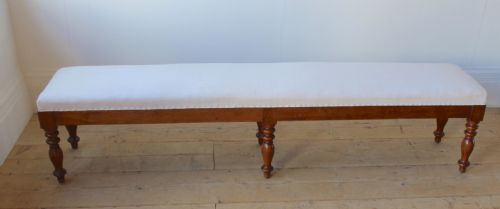 19TH CENTURY FRENCH FRUITWOOD BENCH - ADDITIONAL PHOTO 1