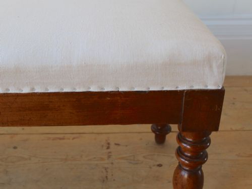 19TH CENTURY FRENCH FRUITWOOD BENCH - ADDITIONAL PHOTO 3