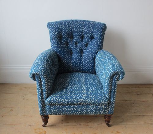 19TH CENTURY HOWARD STYLE ARMCHAIR - ADDITIONAL PHOTO 1