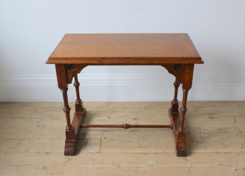 19TH CENTURY PUGIN STYLE TABLE - ADDITIONAL PHOTO 4