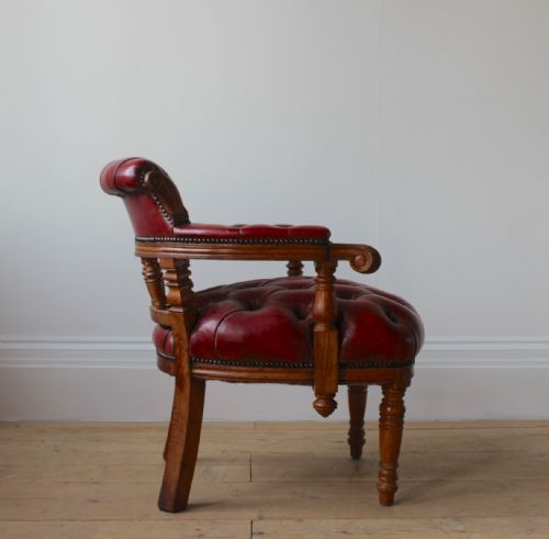 PAIR OF 19TH CENTURY DESK CHAIRS - ADDITIONAL PHOTO 4