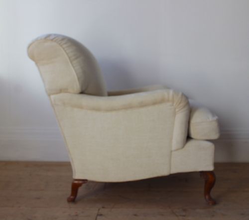 PAIR OF 19TH CENTURY HOWARD AND SONS ARMCHAIRS - ADDITIONAL PHOTO 2