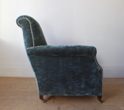 PAIR OF EDWARDIAN ARMCHAIRS - ADDITIONAL PHOTO 2