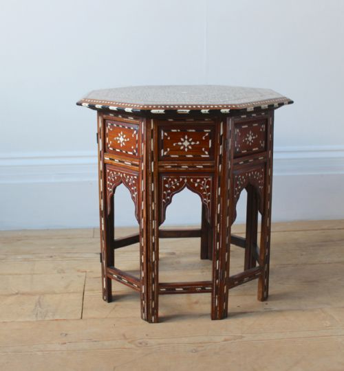 19th century indian hoshiapur side table - CATEGORY: ANTIQUE TABLES - DATED 19TH CENTURY