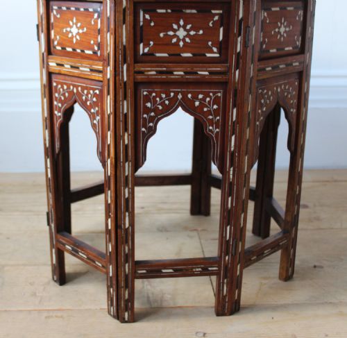 19TH CENTURY INDIAN HOSHIAPUR SIDE TABLE - ADDITIONAL PHOTO 4