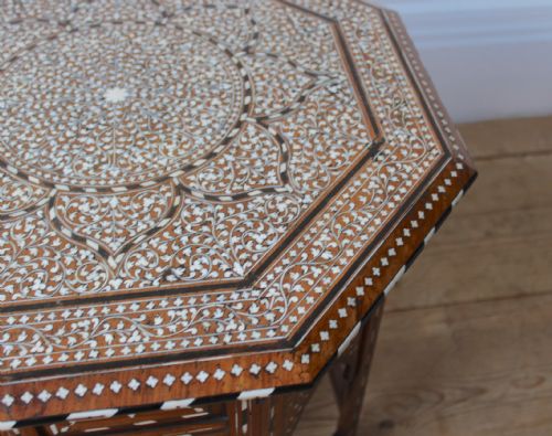 19TH CENTURY INDIAN HOSHIAPUR SIDE TABLE - ADDITIONAL PHOTO 5