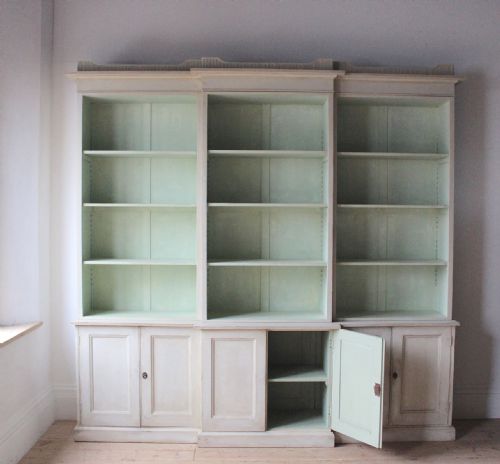 19TH CENTURY LIBRARY BOOKCASE - ADDITIONAL PHOTO 2
