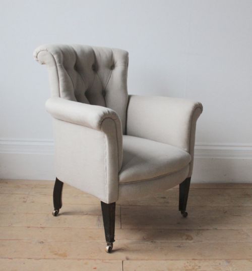 PAIR OF EDWARDIAN ARMCHAIRS - ADDITIONAL PHOTO 2