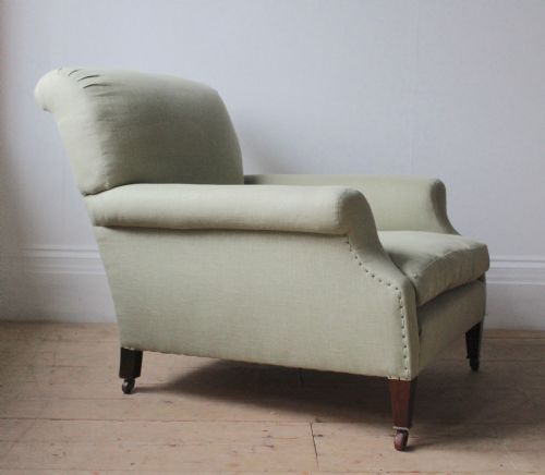 PAIR OF HOWARD STYLE ARMCHAIRS - ADDITIONAL PHOTO 1