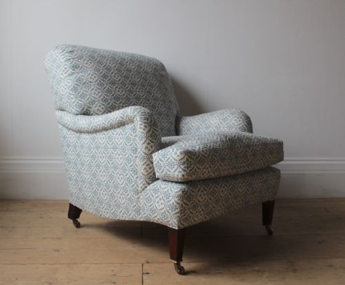 PAIR OF HOWARD AND SONS BRIDGEWATER ARMCHAIRS - ADDITIONAL PHOTO 2