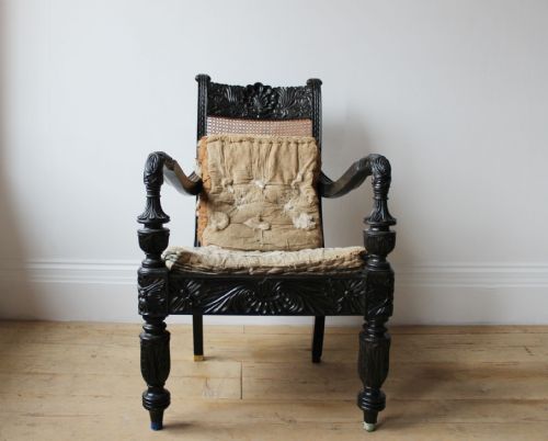 19TH CENTURY CEYLONESE CHAIR - ADDITIONAL PHOTO 1
