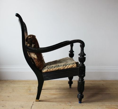 19TH CENTURY CEYLONESE CHAIR - ADDITIONAL PHOTO 2