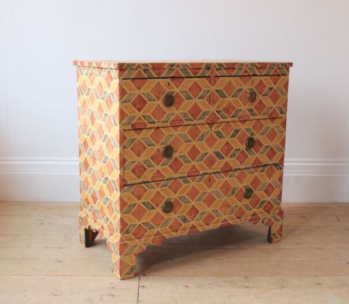 19th century pine chest - CATEGORY: ANTIQUE CHEST OF DRAWERS - DATED 19TH CENTURY