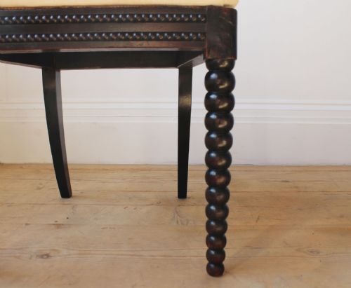 PAIR OF GOTHIC BOBBIN CHAIRS - ADDITIONAL PHOTO 6