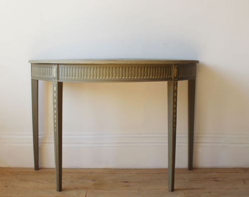 PAIR OF GEORGIAN D END TABLES - ADDITIONAL PHOTO 1