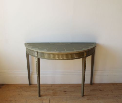 PAIR OF GEORGIAN D END TABLES - ADDITIONAL PHOTO 3