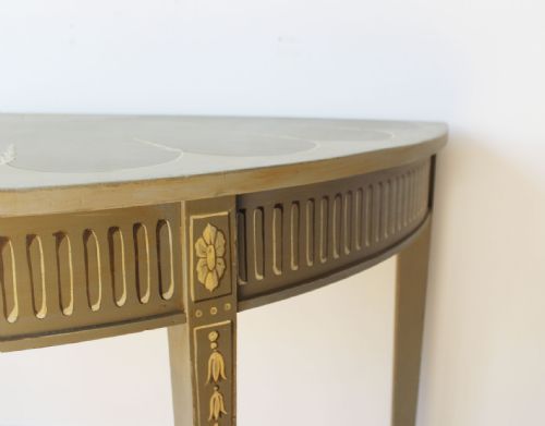 PAIR OF GEORGIAN D END TABLES - ADDITIONAL PHOTO 4