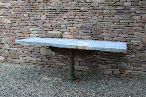 19TH CENTURY ZINC TOP TABLE - ADDITIONAL PHOTO 2