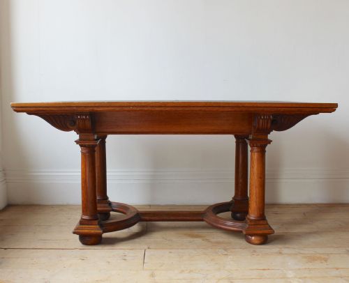 19TH CENTURY ARTS AND CRAFTS TABLE