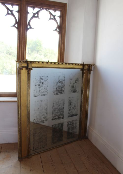 19th century pier mirror - CATEGORY: ANTIQUE MIRRORS - DATED 19TH CENTURY