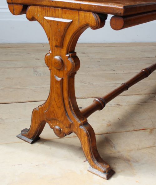 19TH CENTURY HALL BENCH - ADDITIONAL PHOTO 5
