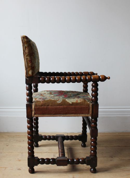 PAIR OF FRENCH BOBBIN CHAIRS - ADDITIONAL PHOTO 3