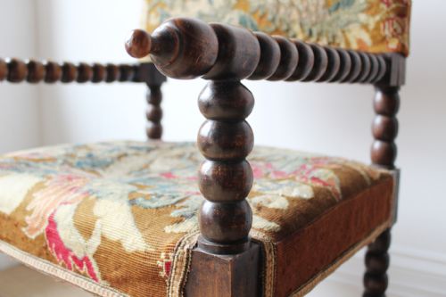 PAIR OF FRENCH BOBBIN CHAIRS - ADDITIONAL PHOTO 5