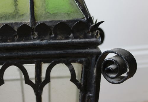 PAIR OF GOTHIC LANTERNS - ADDITIONAL PHOTO 2