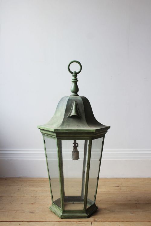 20th century lantern - CATEGORY: ANTIQUE LIGHTING - DATED 1920