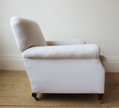 PAIR OF EDWARDIAN ARMCHAIRS - ADDITIONAL PHOTO 2