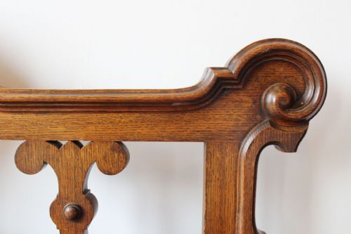 19TH CENTURY HALL BENCH - ADDITIONAL PHOTO 2