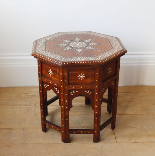 19th century hoshiapur table - CATEGORY: ANTIQUE TABLES - DATED 19TH CENTURY