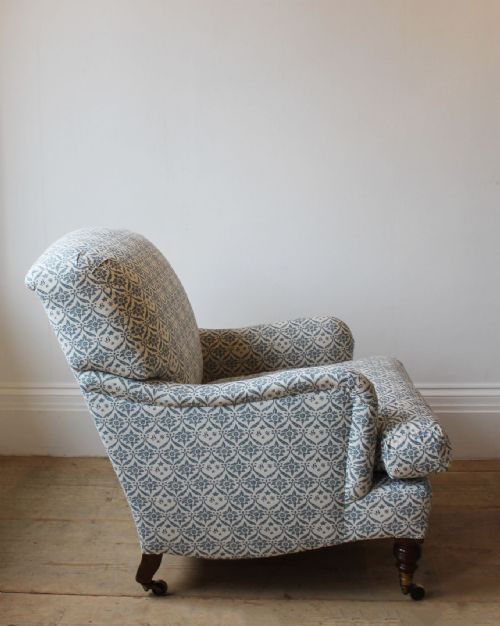 PAIR OF HOWARD AND SON BRIDGEWATER ARMCHAIRS - ADDITIONAL PHOTO 2