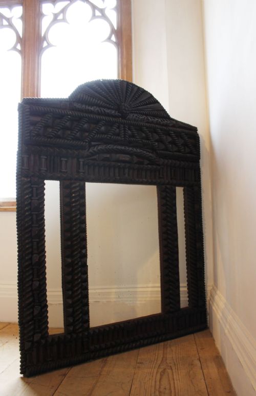 19th century mirror - CATEGORY: ANTIQUE MIRRORS - DATED 19TH CENTURY