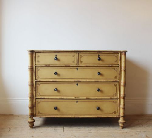 19th century regency chest - CATEGORY: ANTIQUE CHEST OF DRAWERS - DATED 19TH CENTURY
