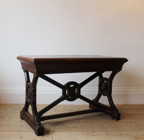 19TH CENTURY X FRAME TABLE - ADDITIONAL PHOTO 3
