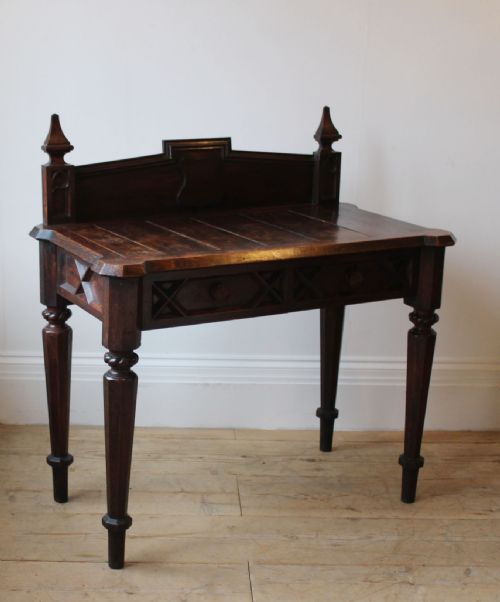 19TH CENTURY GOTHIC HALL TABLE - ADDITIONAL PHOTO 3