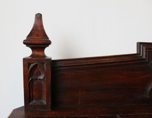 19TH CENTURY GOTHIC HALL TABLE - ADDITIONAL PHOTO 4