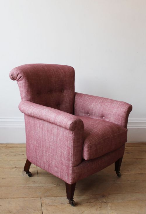 20TH CENTURY WOODSTOCK STYLE ARMCHAIR - ADDITIONAL PHOTO 2