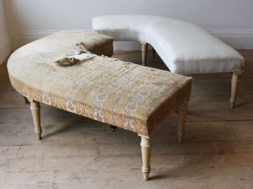 pair of country house window seats - CATEGORY: ANTIQUE FURNITURE - DATED 19TH CENTURY