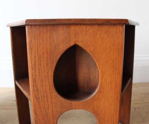 PAIR OF ARTS AND CRAFTS SIDE TABLES - ADDITIONAL PHOTO 2