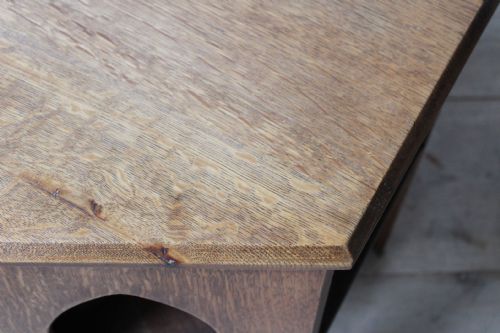 PAIR OF ARTS AND CRAFTS SIDE TABLES - ADDITIONAL PHOTO 3