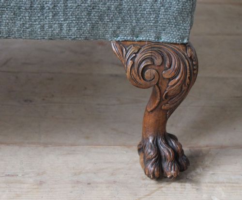 20TH CENTURY GEORGIAN STYLE ARMCHAIR - ADDITIONAL PHOTO 4