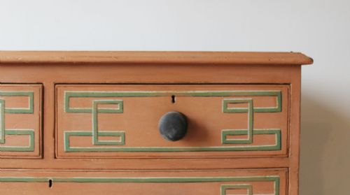19TH CENTURY PAINTED CHEST - ADDITIONAL PHOTO 2