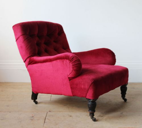 19TH CENTURY HOWARD STYLE BRIDGEWATER ARMCHAIR - ADDITIONAL PHOTO 5