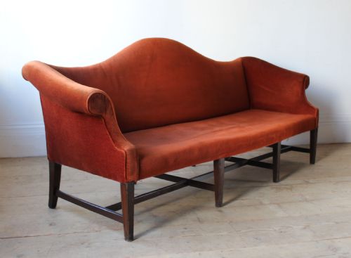 20TH CENTURY CAMEL BACK SOFA - ADDITIONAL PHOTO 4