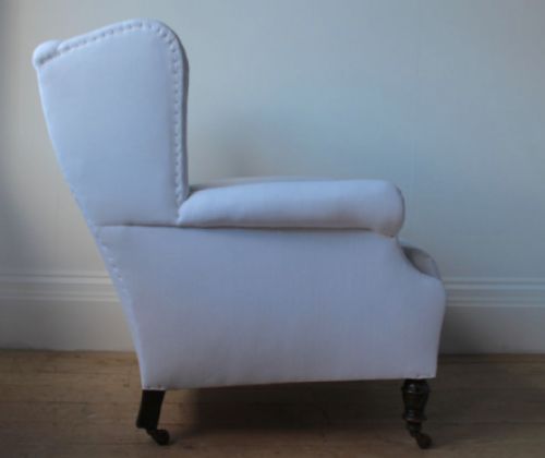 PAIR OF 19TH CENTURY WING CHAIRS - ADDITIONAL PHOTO 5