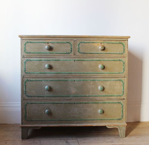 19th century chest of drawers - CATEGORY: ANTIQUE CHEST OF DRAWERS - DATED 19TH CENTURY