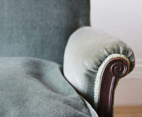 PAIR OF EDWARDIAN ARMCHAIRS - ADDITIONAL PHOTO 2