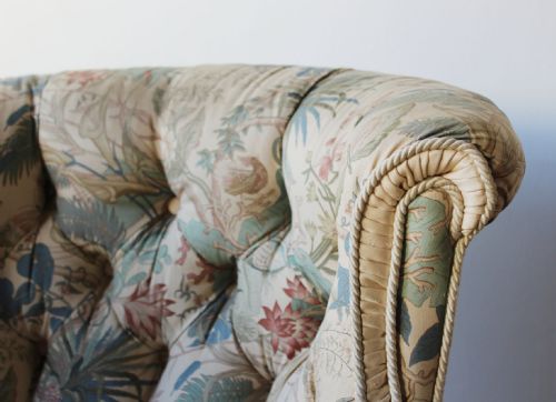 19TH CENTURY HOWARD STYLE WOODSTOCK ARMCHAIR - ADDITIONAL PHOTO 2